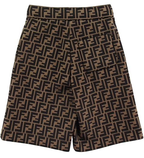 fendi shorts cheap|brown fendi shorts.